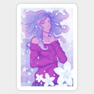 Snow Flower Sticker